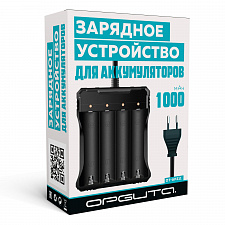 Зарядное устройство для аккумуляторов 18650 на 4 слота Орбита OT-APZ11